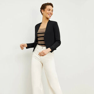 MM LAFLEUR The Sant Ambroeus Jardigan 3.0 Black Sz S NWT $374 {Z16}